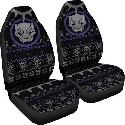 Black Panther Christmas Car Seat Covers