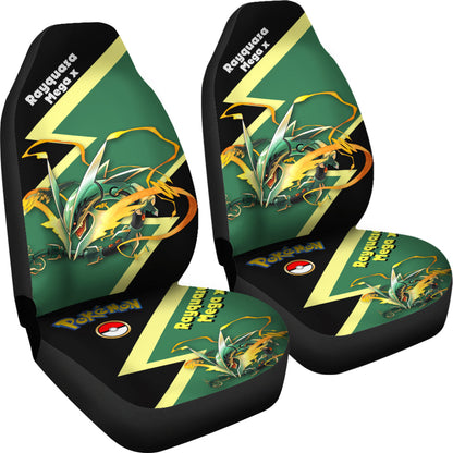 Mega Rayquaza X Car Seat Covers