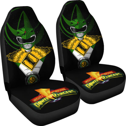 Green New Mighty Morphin Power Rangers Car Seat Covers