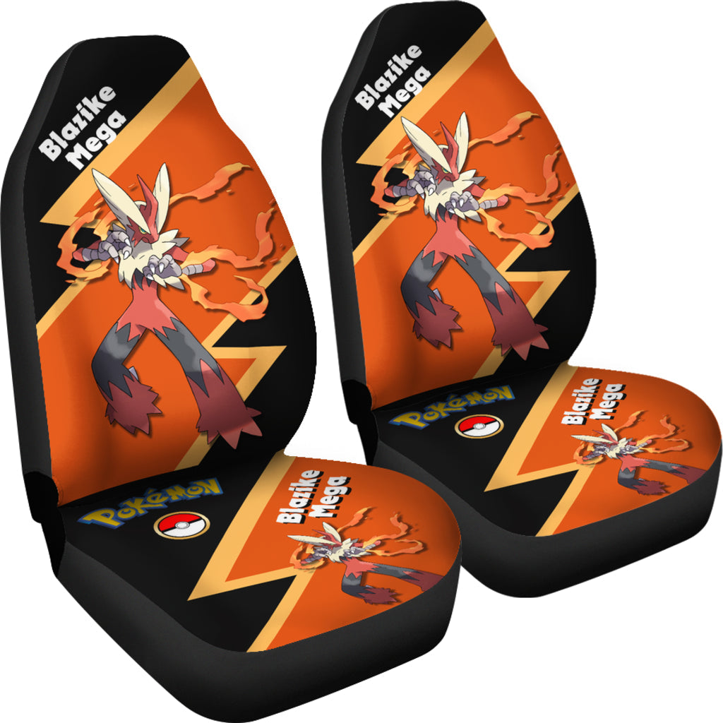 Mega Blaziken Car Seat Covers