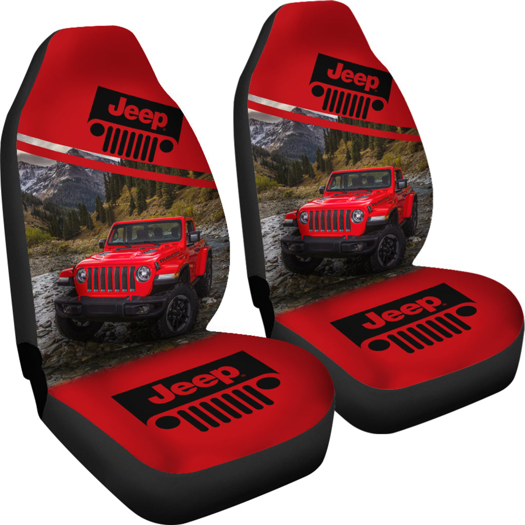 Red Jeep Car Seat Covers