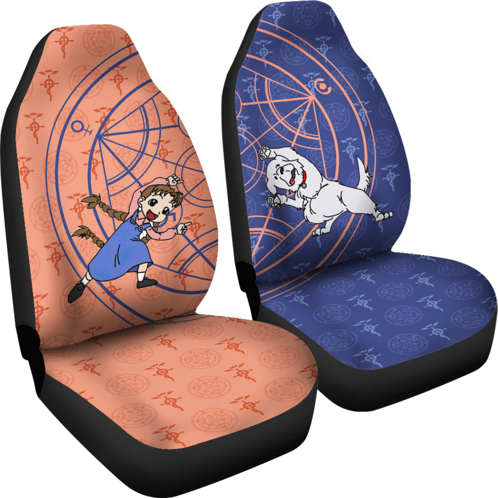 Chimera Nina Fullmetal Alchemist Premium Custom Anime Car Seat Covers Decor Protectors