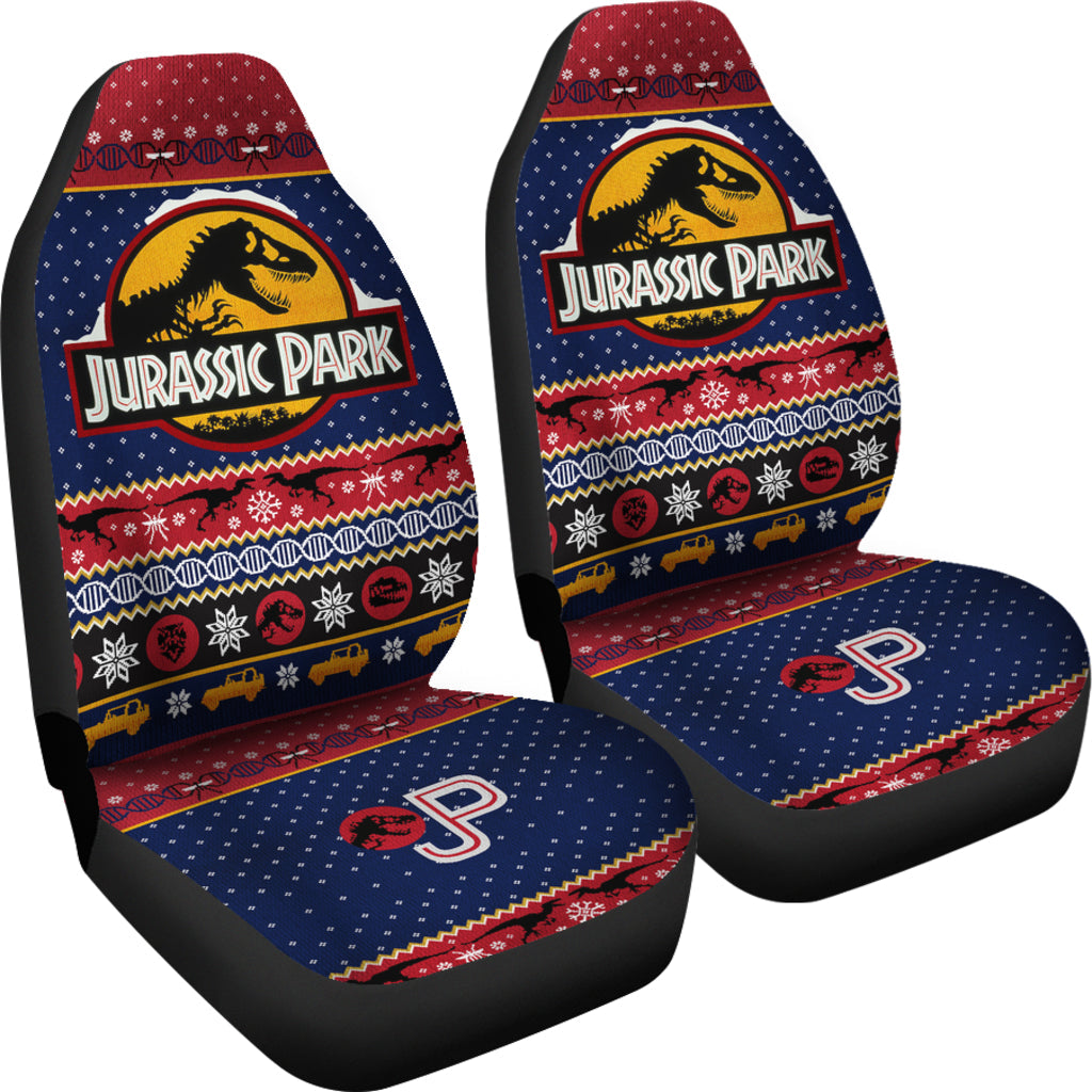 Jurassic Park Christmas Car Seat Covers