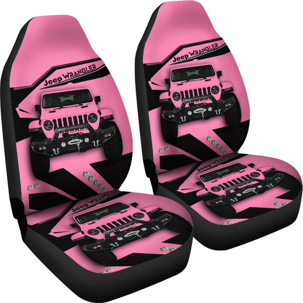 Pink Jeep Car Seat Covers