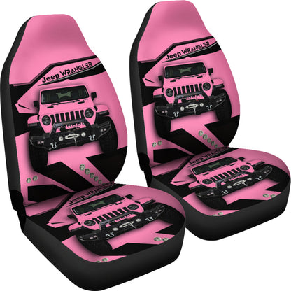 Pink Jeep Car Seat Covers