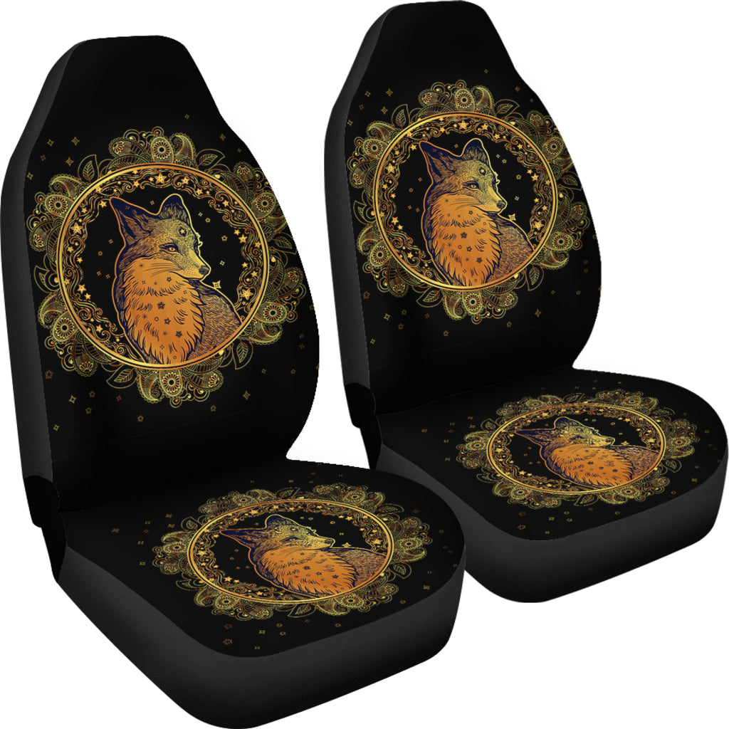 Fox Mandala Car Seat Covers