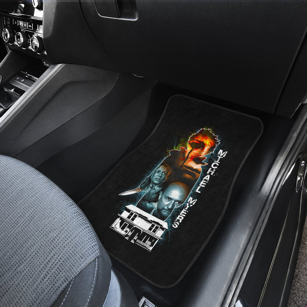 Horror Car Floor Mats Michael Myers Murders Whole Family Car Mats