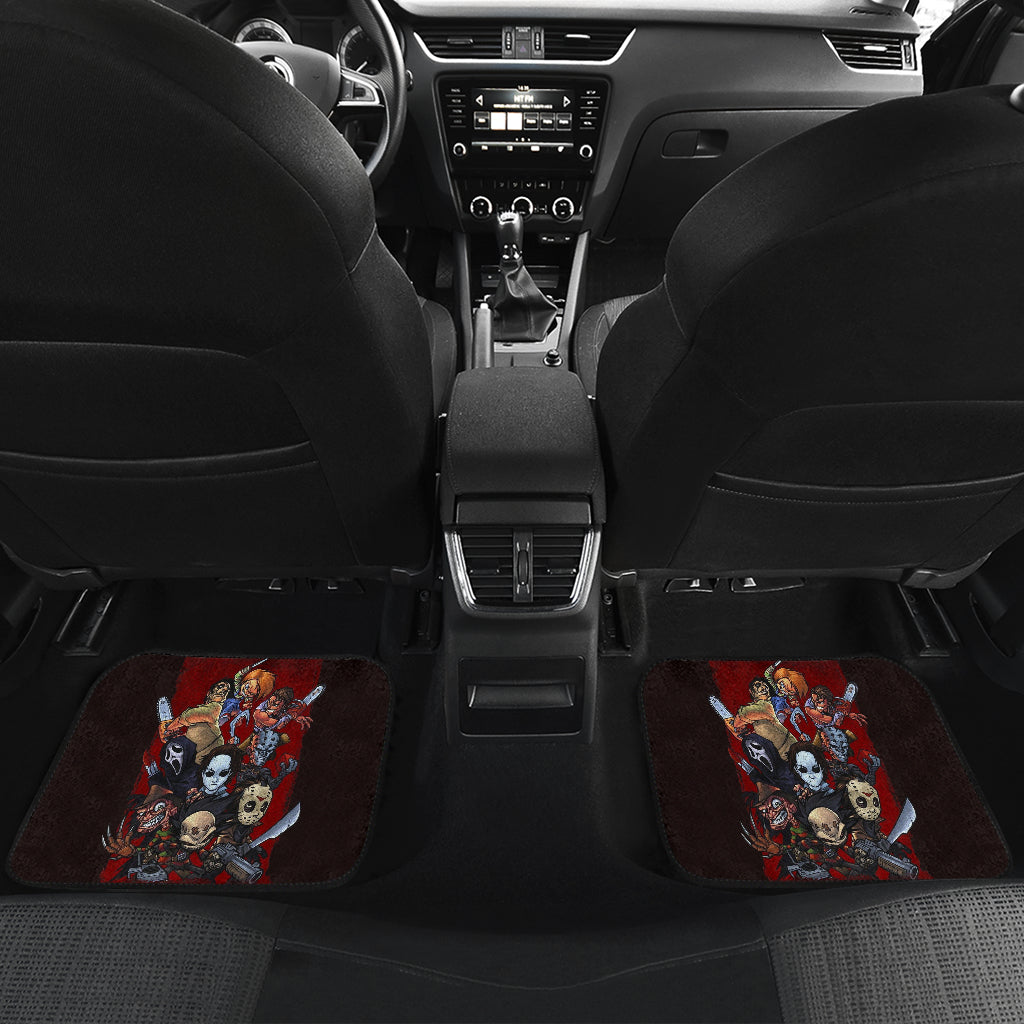 Horror Car Floor Mats Characters Horror Film Halloween Car Floor Mats Horror Car Mats