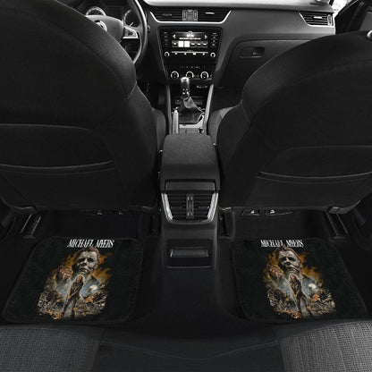 Horror Car Floor Mats Michael Myers And Laurie Strode Silent Town Car Mats