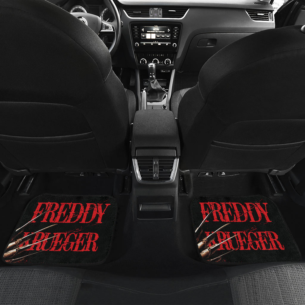 Horror Car Floor Mats Freddy Krueger Horror Flim Car Floor Mats A Nightmare On Elm Street Halloween Car Mats