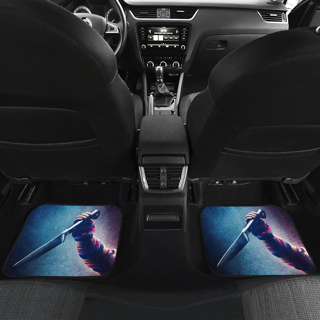 Horror Car Floor Mats Chucky Child's Play Horror Film Halloween Car Floor Mats Horror Car Mats