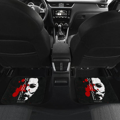 Horror Car Floor Mats Michael Myers Half White Face Car Mats