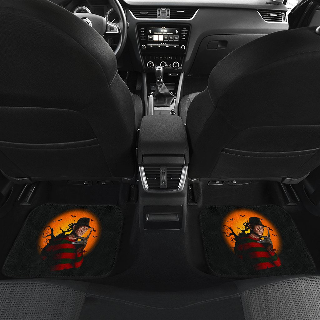 Horror Car Floor Mats Freddy Krueger Halloween Night Car Mats