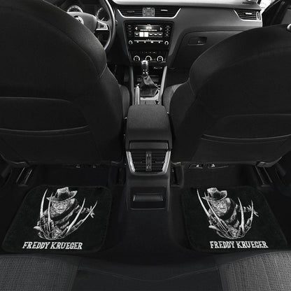 Horror Car Floor Mats Freddy Krueger Claw Glove Black WhiteCar Mats