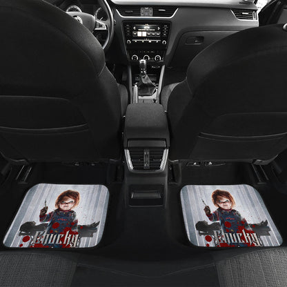 Horror Car Floor Mats Chucky Child's Play Horror Film Halloween Car Floor Mats Horror Car Mats