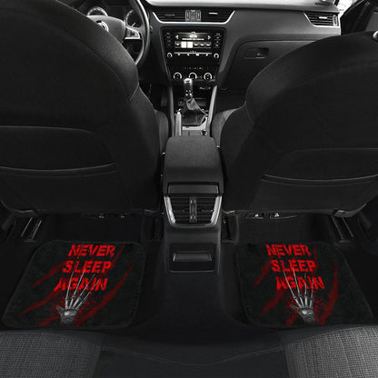 Horror Car Seat Covers Freddy Krueger Glove Never Sleep Again Car Mats