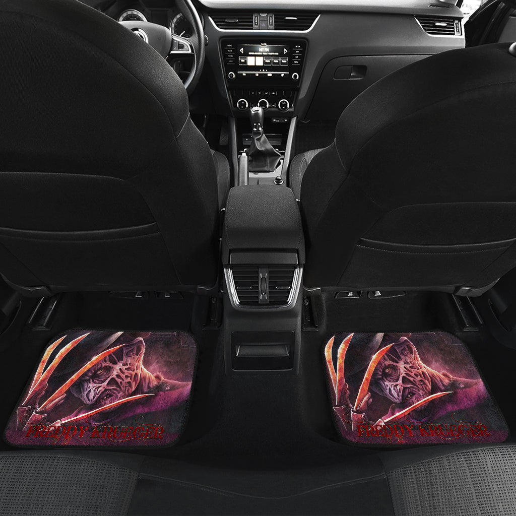 Horror Car Floor Mats Freddy Krueger Horror Flim Car Floor Mats A Nightmare On Elm Street Halloween Car Mats