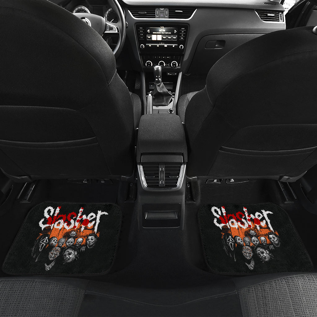 Horror Car Floor Mats Slashet Characters Horror Film Halloween Car Floor Mats Horror Car Mats