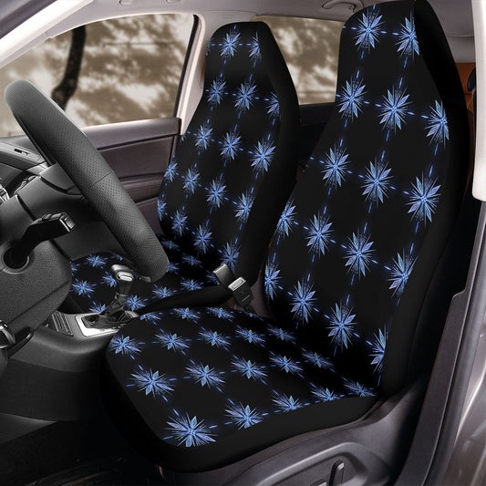 Frozen Car Seat Covers Frozen Iconic Ice Freeze Pattern Seat Covers Black Blue