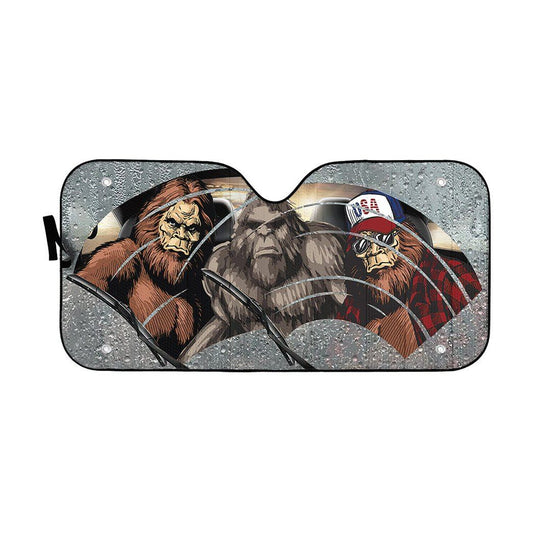 Gearhumans 3D Bigfoot 3 Custom Car Auto Sunshade
