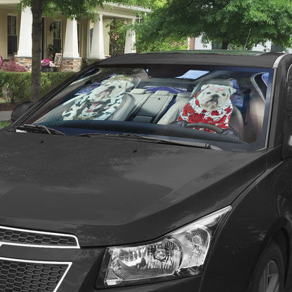 Gearhumans 3D Bulldog 13 Custom Car Auto Sunshade