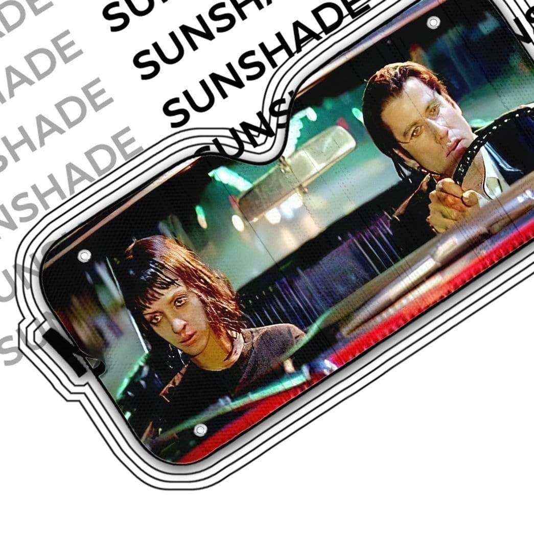 Gearhumans 3D A Date With Vincent Vega Pulp Fiction Custom Auto Car SunShade