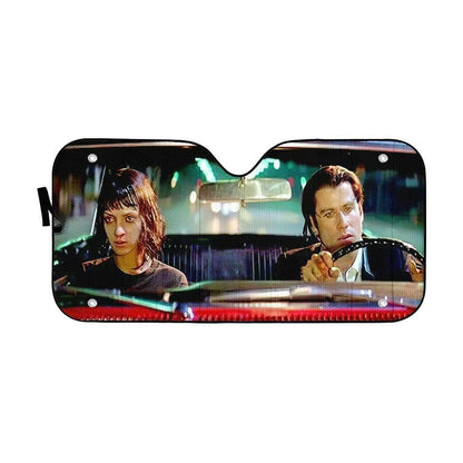 Gearhumans 3D A Date With Vincent Vega Pulp Fiction Custom Auto Car SunShade
