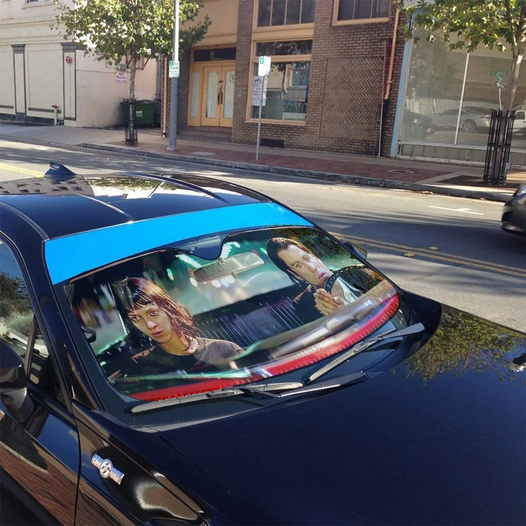 Gearhumans 3D A Date With Vincent Vega Pulp Fiction Custom Auto Car SunShade