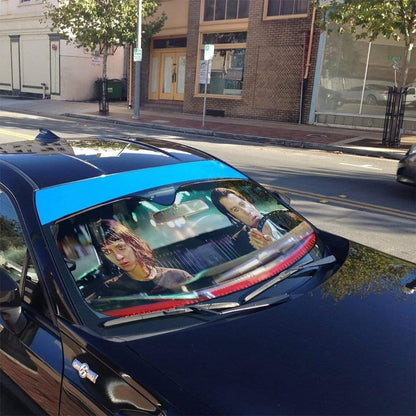 Gearhumans 3D A Date With Vincent Vega Pulp Fiction Custom Auto Car SunShade