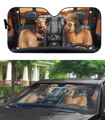 Gearhumans 3D Camel Custom Car Auto Sunshade
