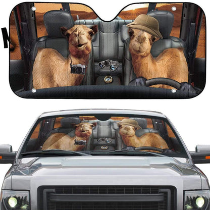 Gearhumans 3D Camel Custom Car Auto Sunshade