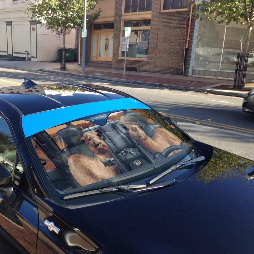Gearhumans 3D Camel Custom Car Auto Sunshade