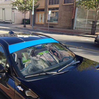 Gearhumans 3D Dinosaur Custom Car Auto Sunshade