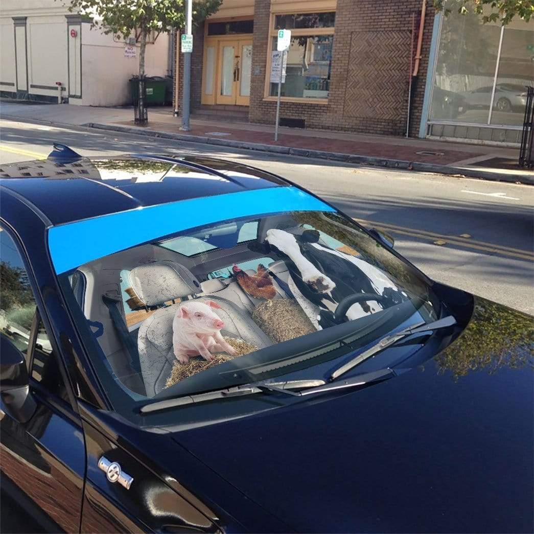 Gearhumans 3D Farmstyle Custom Car Auto Sunshade