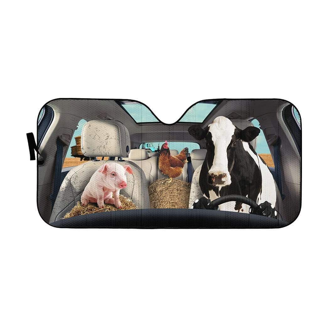 Gearhumans 3D Farmstyle Custom Car Auto Sunshade