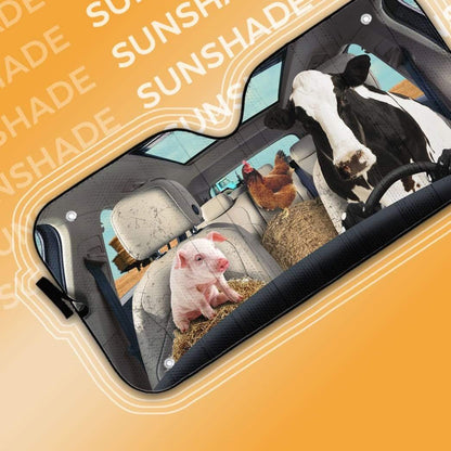 Gearhumans 3D Farmstyle Custom Car Auto Sunshade
