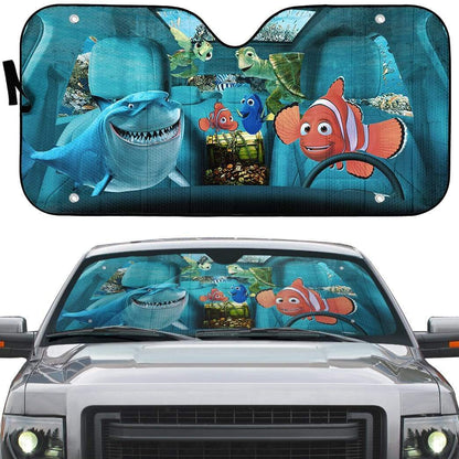 Gearhumans 3D Finding Nemo Custom Car Auto Sunshade Custom Car Auto Sunshade
