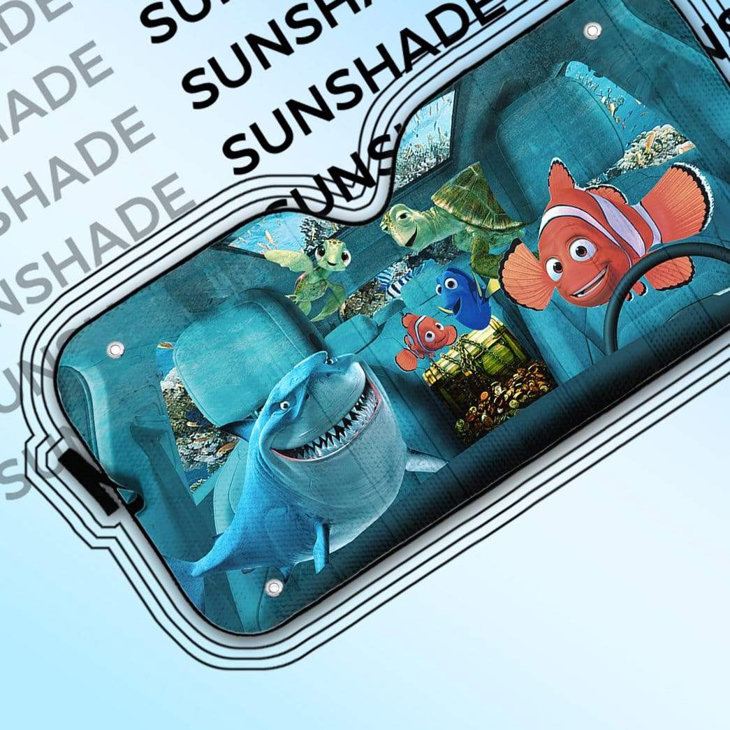 Gearhumans 3D Finding Nemo Custom Car Auto Sunshade Custom Car Auto Sunshade