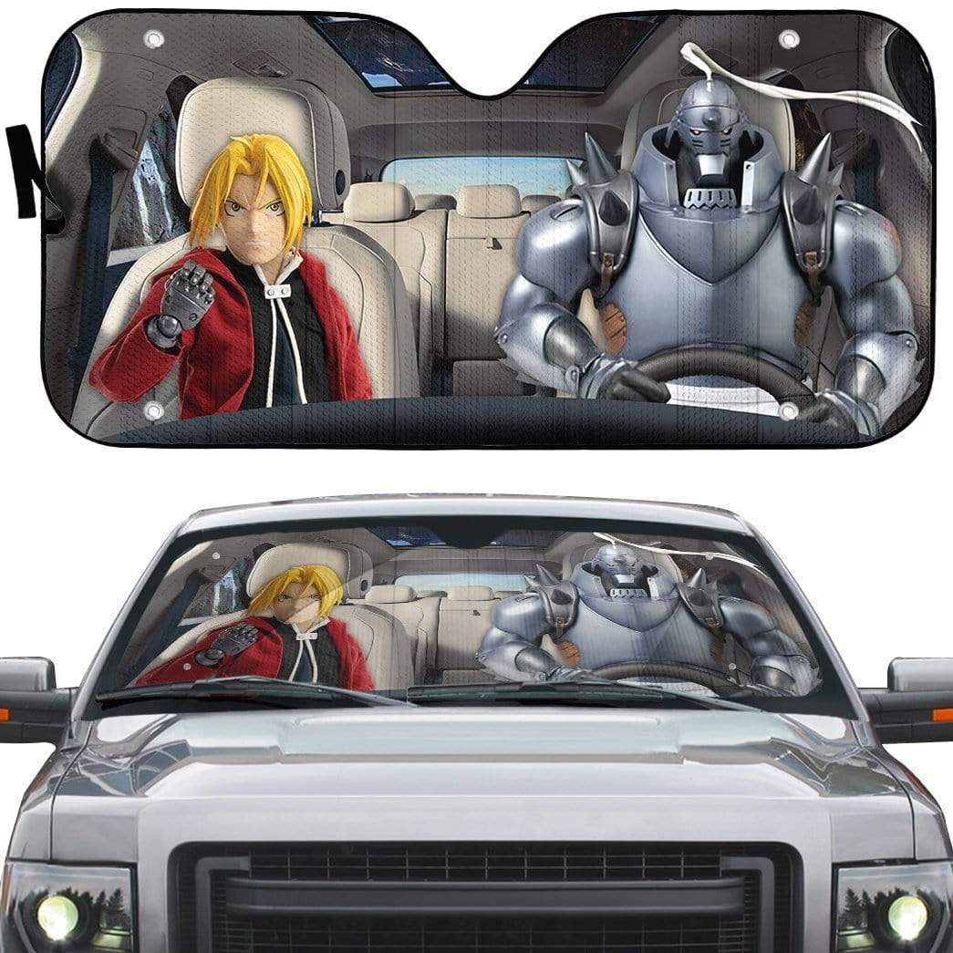 Gearhumans 3D Fullmetal Alchemist Custom Car Auto Sunshade