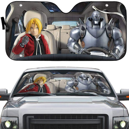Gearhumans 3D Fullmetal Alchemist Custom Car Auto Sunshade