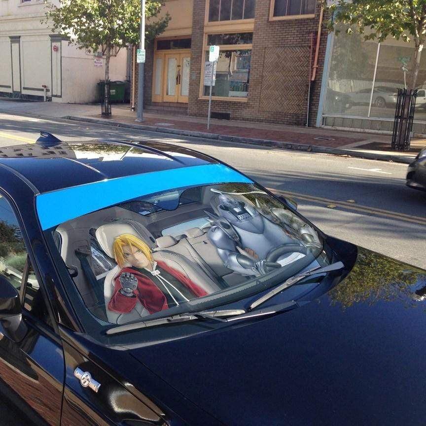 Gearhumans 3D Fullmetal Alchemist Custom Car Auto Sunshade