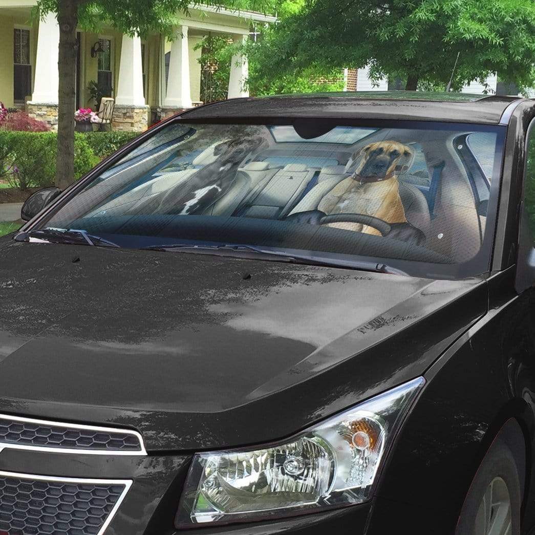 Gearhumans 3D Great Dane Custom Sunshade