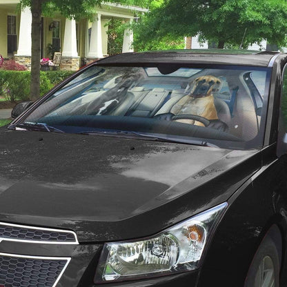 Gearhumans 3D Great Dane Custom Sunshade