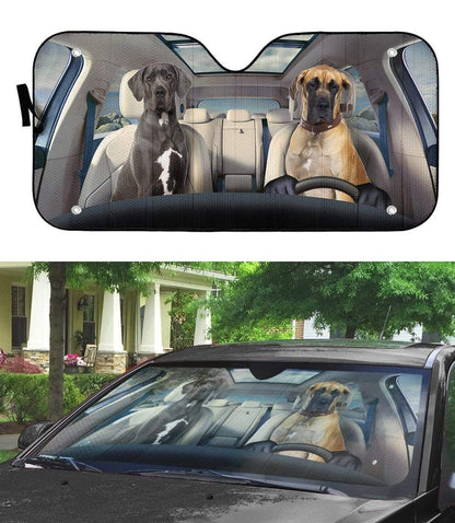 Gearhumans 3D Great Dane Custom Sunshade