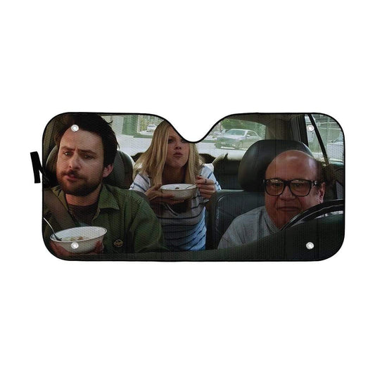 Gearhumans 3D It's Always Sunny In Philadelphia Custom Car Auto Sunshade