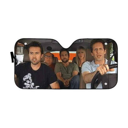 Gearhumans 3D It's Always Sunny In Philadelphia Custom Car Auto Sunshade