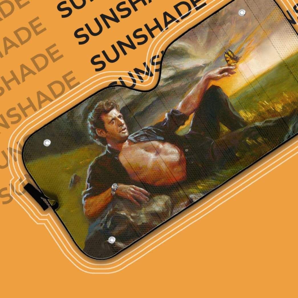 Gearhumans 3D Jeff Goldblum The Creation of Adam Car Auto Sunshade