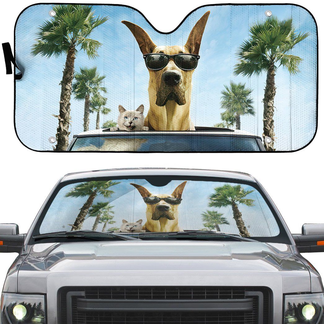 Gearhumans 3D Marmaduke Custom Car Auto Sunshade