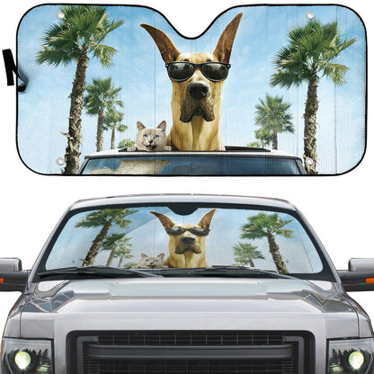 Gearhumans 3D Marmaduke Custom Car Auto Sunshade