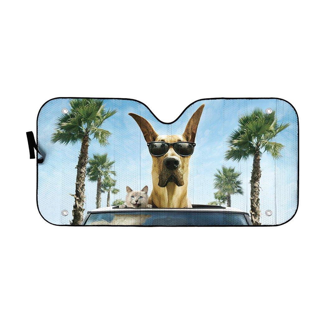 Gearhumans 3D Marmaduke Custom Car Auto Sunshade